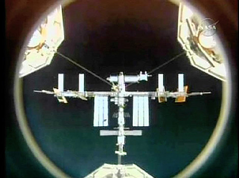 La Estación Espacial Internacional, vista desde el Discovery. | Reuters