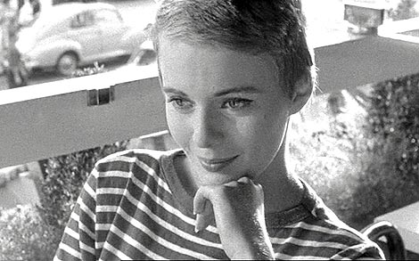 Jean Seberg en 'Al final de la escapada'.