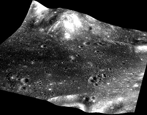 Las huellas encontradas en la Luna. | Afp / ISRO