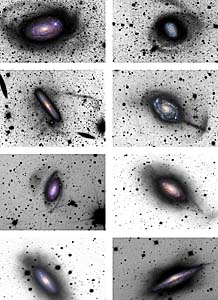 Estructuras halladas en los halos de varias galaxias. | D. Martínez-Delgado, R. Jay Gabany y K. Crawford