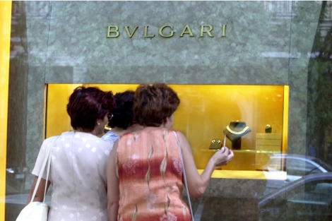 Escaparate de una joyería de Bulgari en Londres. | José Ayma. Escaparate de una joyería de Bulgari en Londres. | José Ayma.