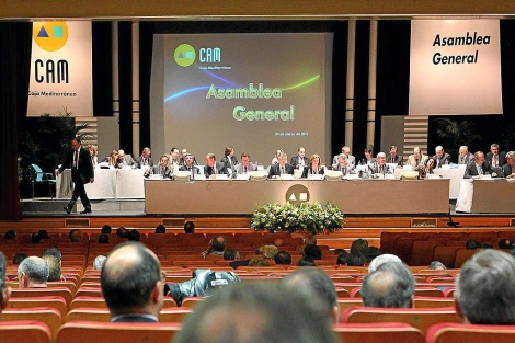 Asamblea general de la CAM, este miércoles, en Alicante. | Ernesto Caparrós