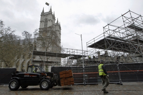 Preparativos para la boda real. | AP Photo