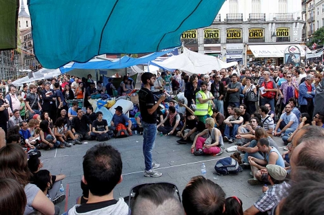 Acampados en la Puerta del Sol. | Diego Sinova