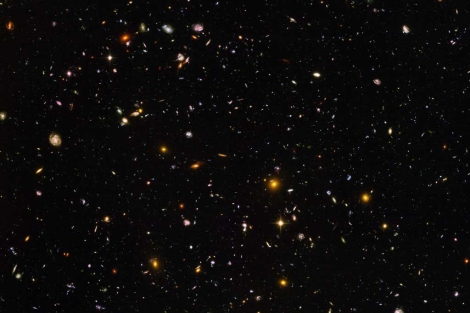 Imagen de galaxias lejanas captadas por el telescopio espacial 'Hubble'. | NASA
