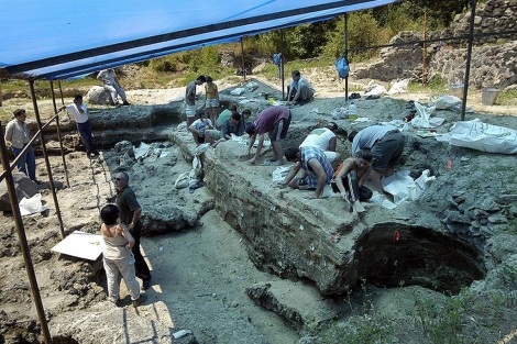 Excavación en le yacimiento de Dmanisi (Georgia).|PNAS