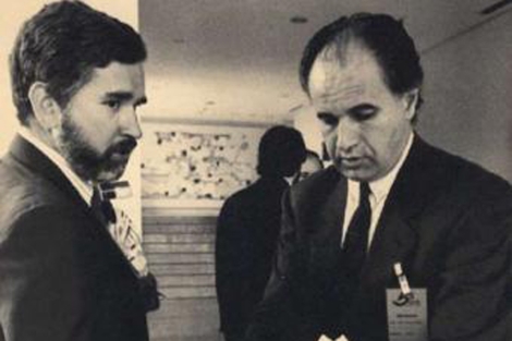 Rafael Blasco, durante su etapa de conseller con Joan Lerma.