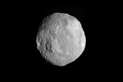 Imagen del asteroide Vesta tomada el pasado 9 de julio. | NASA.