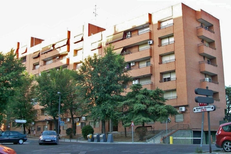 Bloque de viviendas de la Guardia Civil en Valdemoro (Madrid). | Noelia Ramos