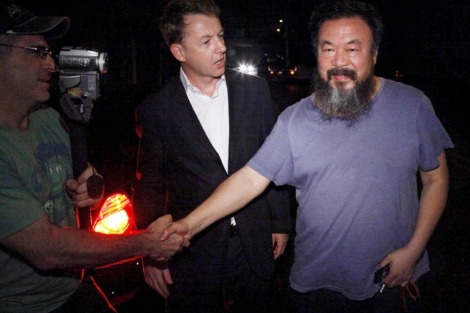 El disidente chino Ai Weiwei tras ser liberado por el régimen. | EL MUNDO