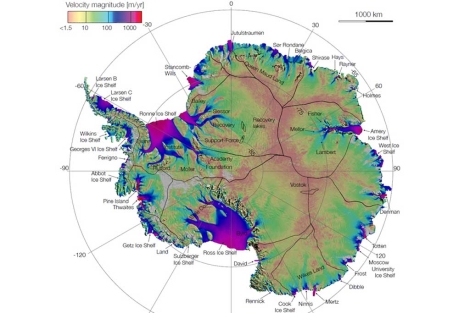 El nuevo mapa de la Antártida. | NASA.