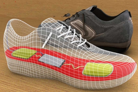 El dispositivo se puede colocar en el interior del zapato. | InStep NanoPower.