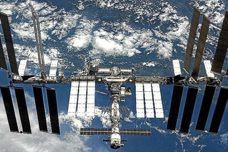 La Estación Espacial Internacional, vista desde el espacio.|ESA