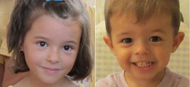 Imagen de los dos hermanos desaparecidos. | Europa Press