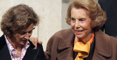 La dueña de L'Oréal, Liliane Bettencourt en París. | Afp