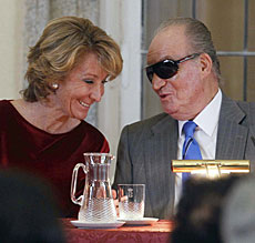 El Rey, con Aguirre. | Efe