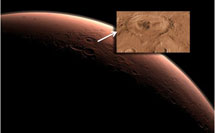 El cráter Gale entre la noche y el día. | NASA,JPL