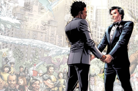 La boda de North Star, en Central park. | Marvel