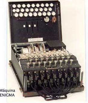 La máquina 'Enigma', usada por los nazis.