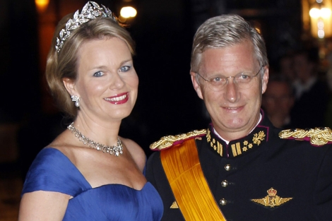 Felipe y Matilde de Bélgica, el pasado fin de semana en la boda real de Luxemburgo. | Gtres