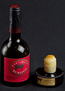 La tapa 'Pan, queso y vino'. La tapa 'Pan, queso y vino'.