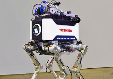 El robot fabricado para explorar Fukushima. | Toshiba