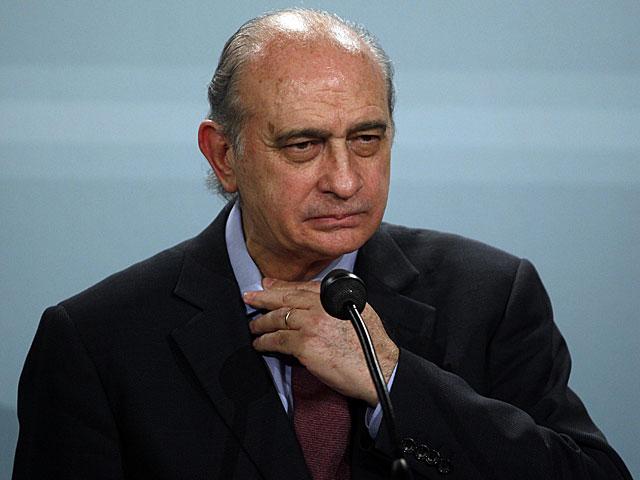 Fernández Díaz, en una comparecencia el pasado febrero. | Javier Barbancho