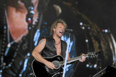 John Bon Jovi, durante un concierto en 2010 en Arganda del Rey. | Reuters