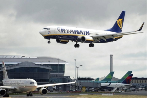 Aterrizaje en el aeropuerto de Dublín. | Ryanair