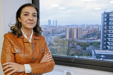 La secretaria de Estado de I+D, Carmen Vela, en su despacho. | Sergio Enríquez-Nistal