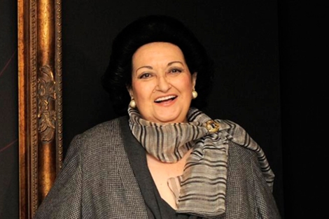 Montserrat Caballé, en una foto de archivo, en 2012. | Afp