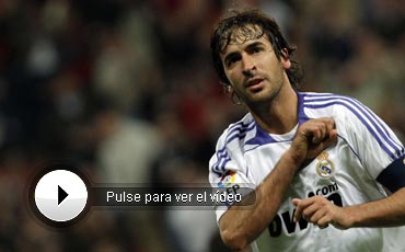 Ra�l celebra su gol 200 (Foto: REUTERS) [�LBUM]