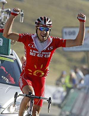 Moncoutie, vencedor en Pla de Beret. (Foto: EFE)