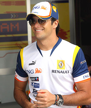 Nelsinho Piquet, segundo piloto de Renault. (Foto: EFE)