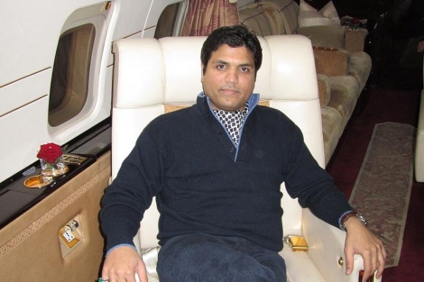 Ali Syed en su jet privado | El Mundo.