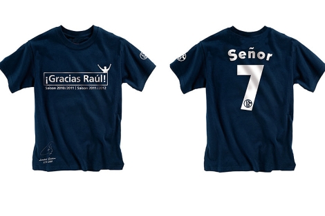 Camiseta para el homenaje a Raúl. Camiseta para el homenaje a Raúl.