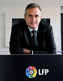 Astiazarán, Pte. de la LFP. Astiazarán, Pte. de la LFP.