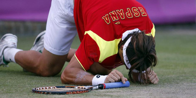 Ferrer tras perder el partido. (Kai Försterling: Efe)