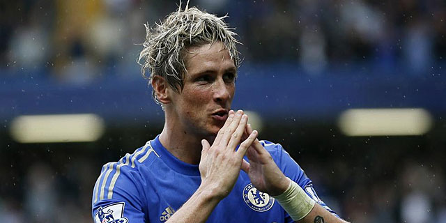 Torres en su último partido con el Chelsea en la Premier | Reuters