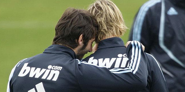 Guti (d) y Granero, cuando ambos jugaban en el Real Madrid.