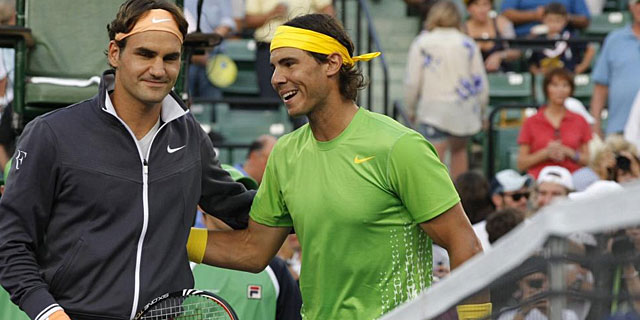 Rafael Nadal y Roger Federer (REUTERS)