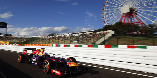 Sebastian Vettel, durante los libres de Suzuka. | Efe