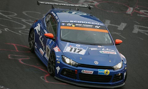 El VW Scirocco GT24 de Carlos Sainz.