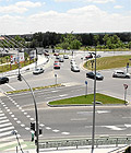 punto negro de la carretera