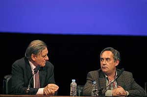 Valentí Fuster y Ferran Adriá durante la presentación de la Fundación Alicia. (Foto: Santi Cogolludo) Valentí Fuster y Ferran Adriá durante la presentación de la Fundación Alicia. (Foto: Santi Cogolludo)