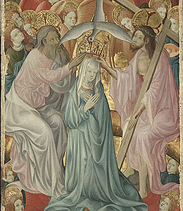 Cuadro 'La Coronación de la Virgen', de Gonçal Peris. Cuadro 'La Coronación de la Virgen', de Gonçal Peris.