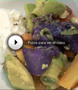 Ensalada de queso y patata