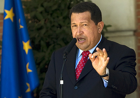 Hugo Chávez, durante su estancia en Madrid, el 25 de julio. (Foto: REUTERS)