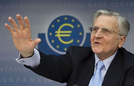 El presidente del BCE en una rueda de prensa. | Efe