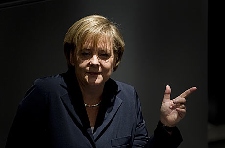 Angel Merkel, canciller alemana, durante su intervención en el Parlamento.| AP
